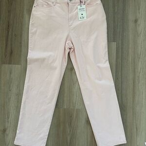 Gloria Vanderbilt Light Pink Straight Leg Jeans